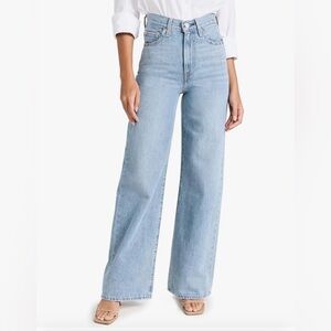 Levi's Women's Ribcage Wide Leg Jeans Denim Color Far and Wide